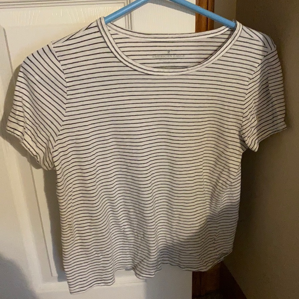 Black and white shirt